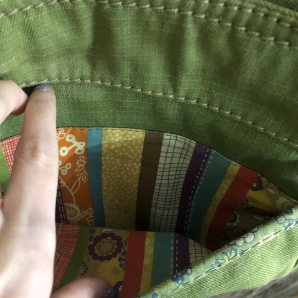 Fossil Vintage Green Crossbody Purse - Picture 5 of 9